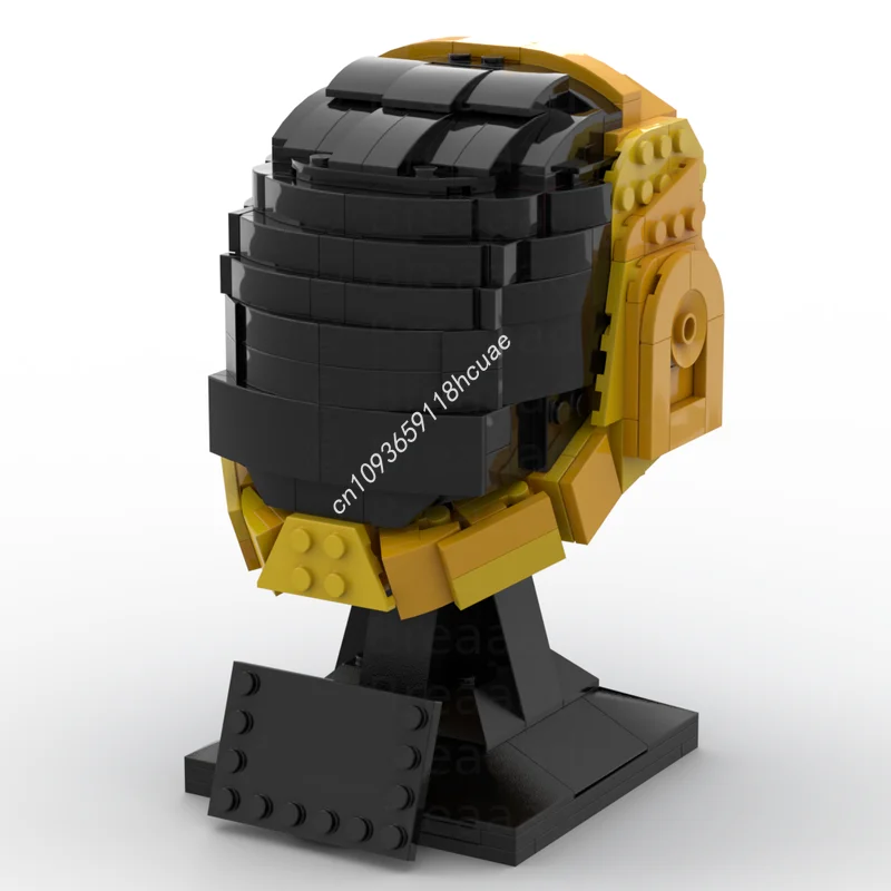 826pcs MOC Daft Punk Helmet Collection Model Building Blocks Architecture Assemble Christmas Gifts DIY Idea Toys Kids Birthday