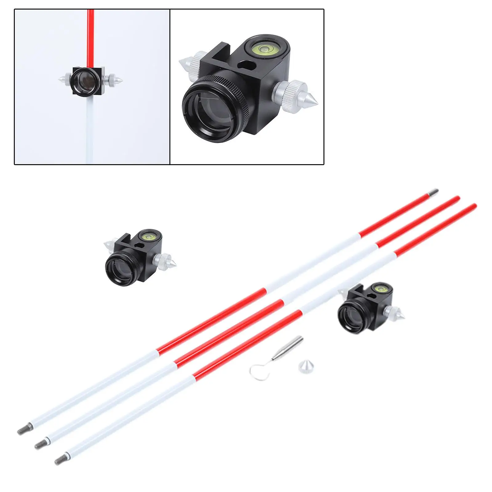 Mini Prism ADS103 Mini Prism System for Total Station for Instuements Building Assembly Land Surveying Tool for Total Station