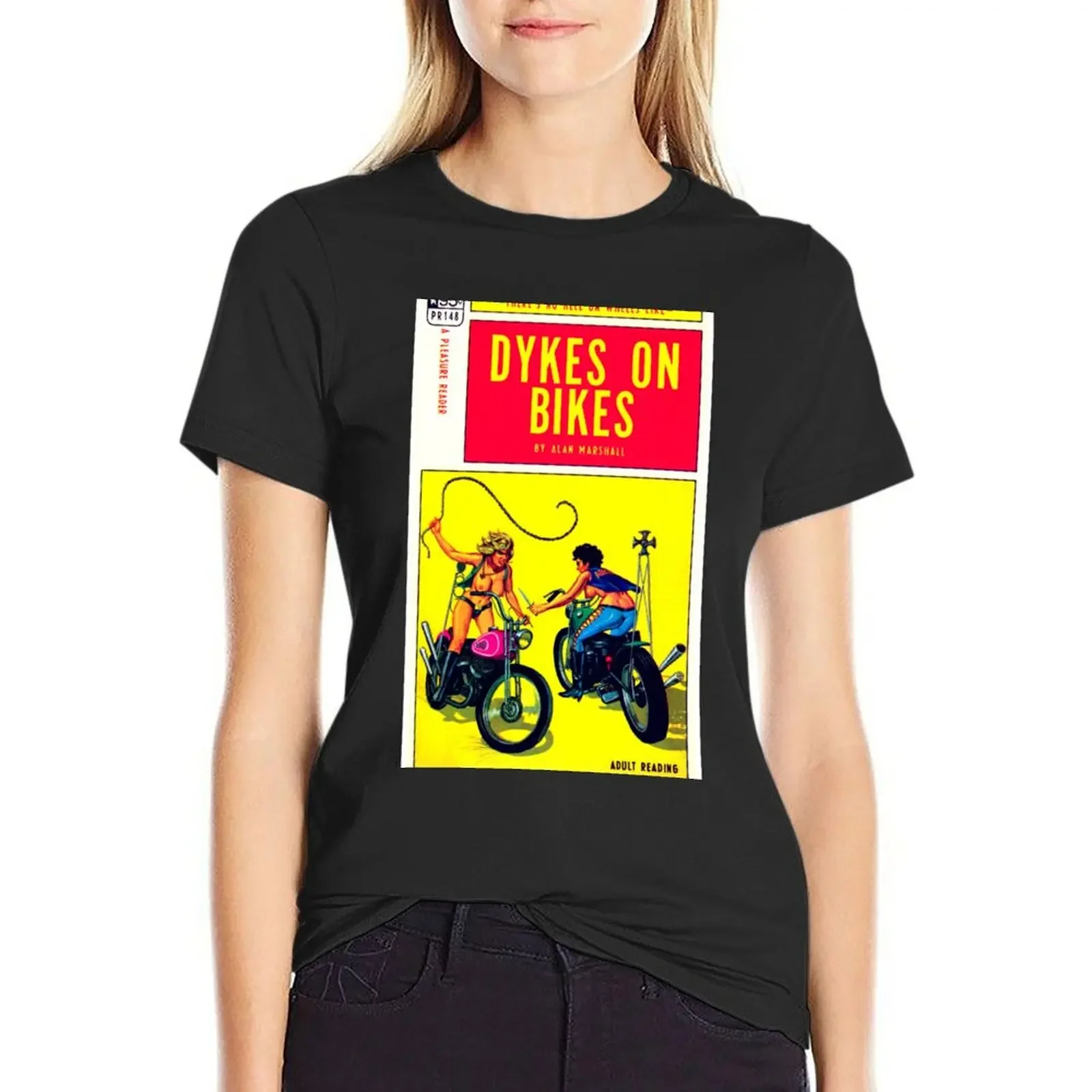 

Dykes On Bikes' T-Shirt anime clothes tees funnys Woman fashion