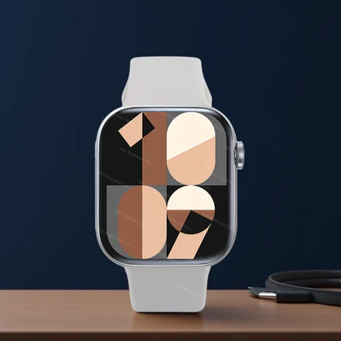 2025 New Hello 4 Mini Smart Watch Series 10 42mm AMOLED 4G ROM NFC DeepSeek Compass Clock Bluetooth Call Sports Smartwatch Women