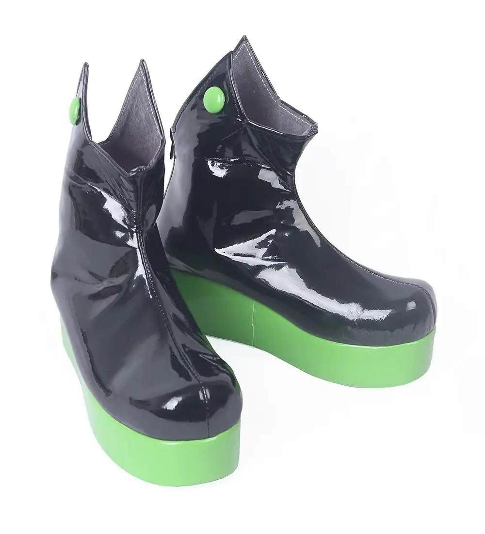 

Splatoon Inkling Green, ботинки для косплея, обувь на заказ, карнавальный костюм на Хэллоуин