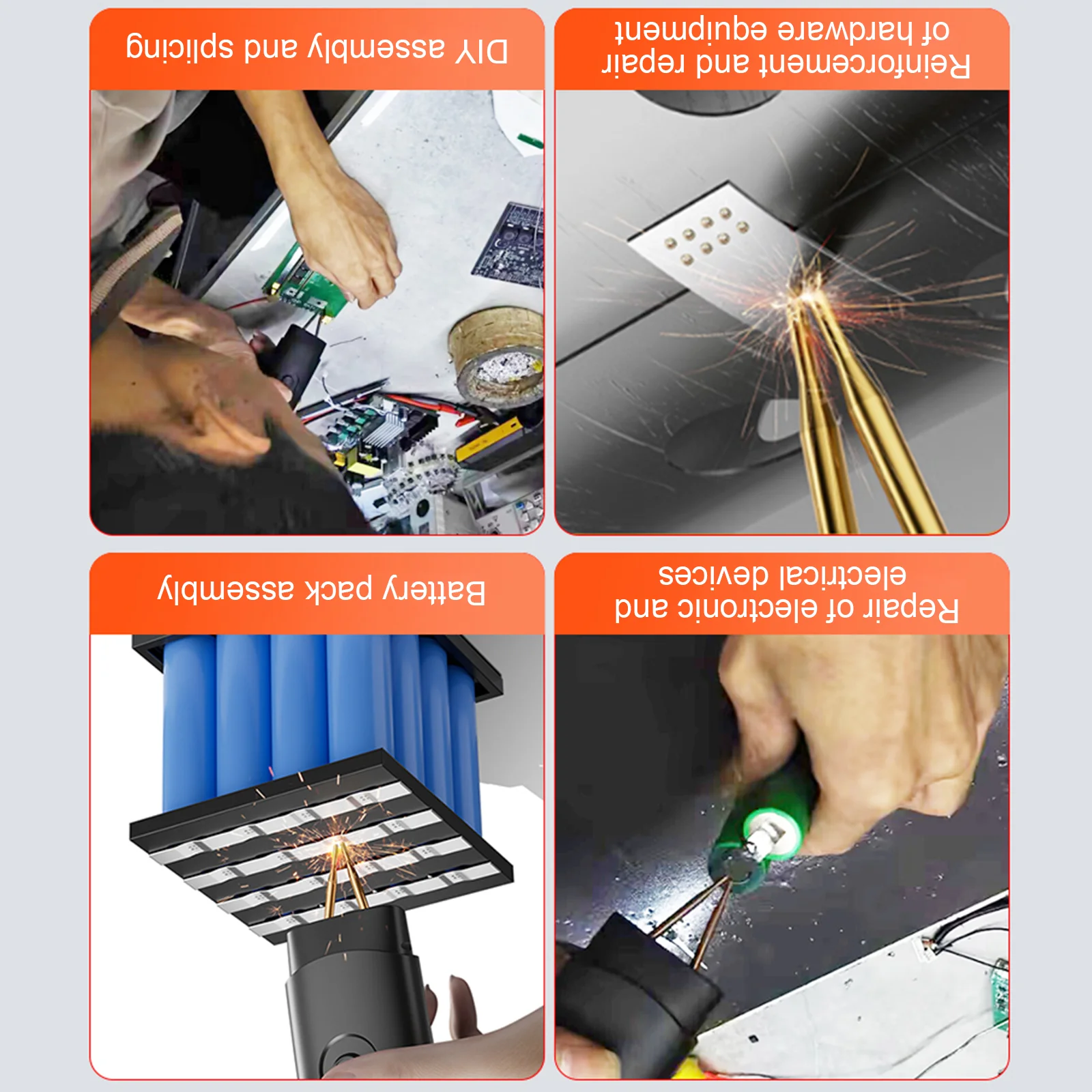 

Портативный аппарат для точечной сварки с автоматическим и ручным режимами, 8 регулируемых уровней, для литиевых аккумуляторов 18650