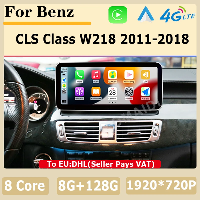 

Car Video Player GPS Navigation for Mercedes Benz CLS Class W218 2011-2017 Factory Price Android13 Auto Radio Stereo CarPlay 4G