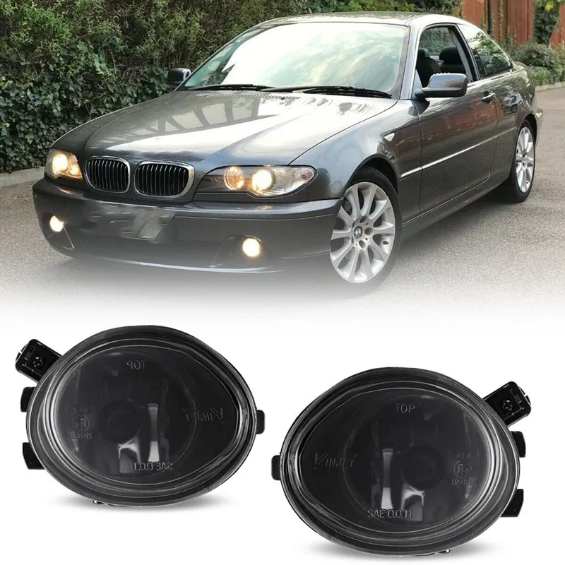 2 قطعة لسيارات BMW الضباب الخفيف E46 3 سلسلة 320i 330i M3 M5 325i 325XI 330XI 530I M حزمة الوفير مصباح 5 سلسلة E39 مجموعة مصابيح الضباب