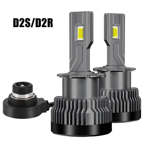 Комплект Из 2 Светодиодных Ламп Для Фар D2S D4S D1S D3S D8S D2R D4R, 30000 Лм, Canbus, 6000K, Plug&Play, Универсальные