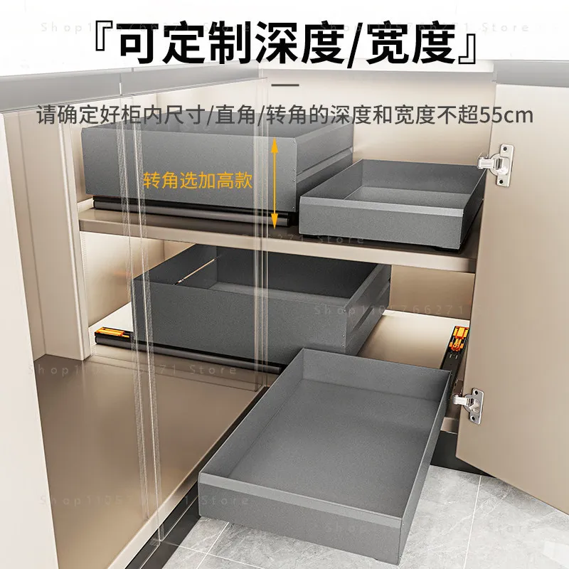 Etagere-d'angle-pour-armoire-de-cuisine-en-aluminium-antirouille-a-un-seul-niveau-pour-l'amenagement-de-l'espace-de-rangement-en-coin-ideale-pour-la-renovation-des-armoires-profondes