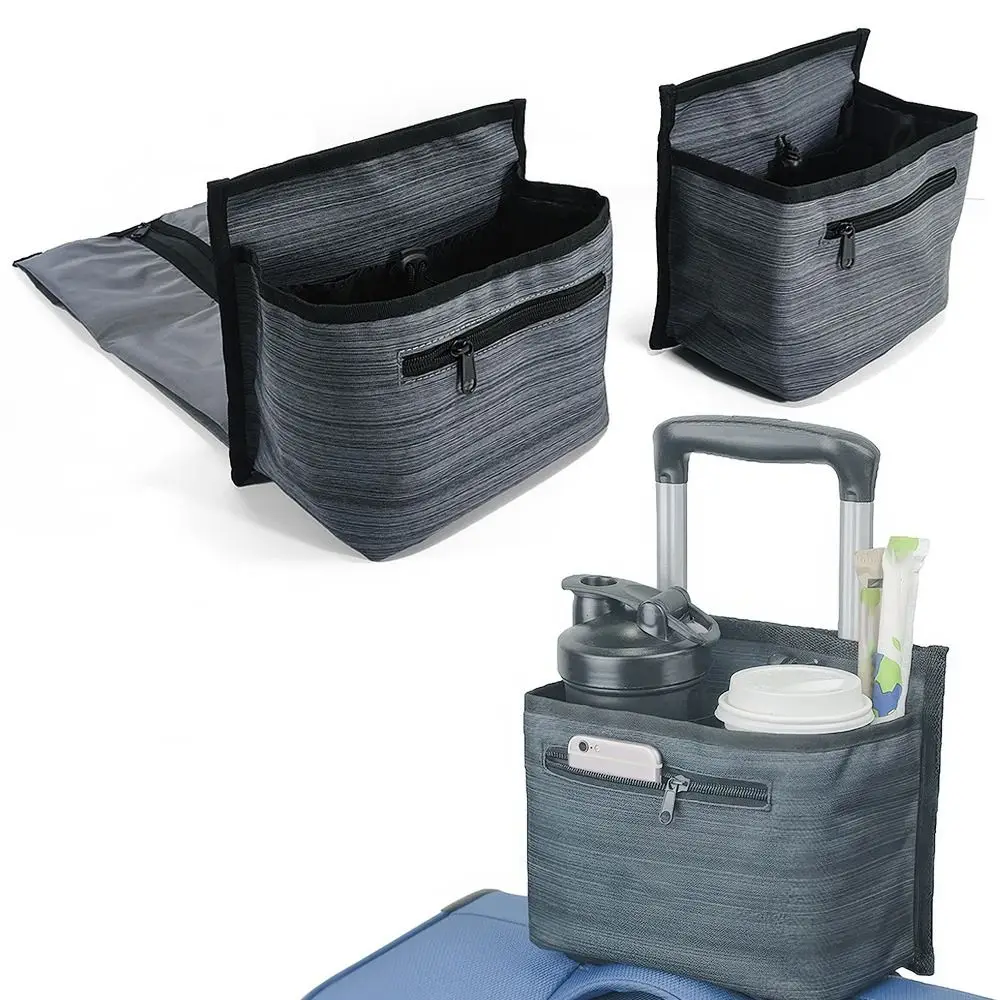 

with Bottle Organizer Suitcase Cup Holder Oxford Cloth Portable Luggage Handle Bag Universal Luggage Coffee Mug Holder