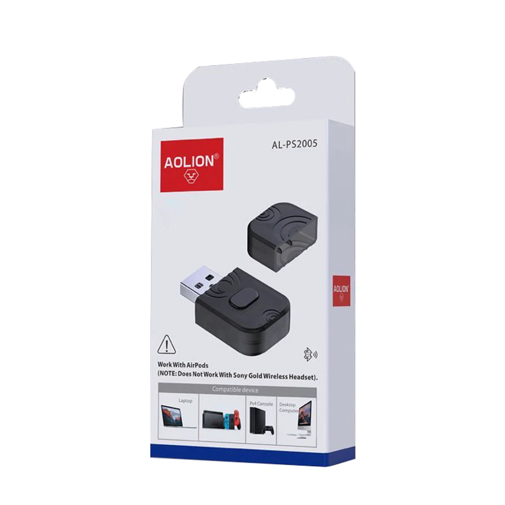 USB беспроводной Bluetooth-совместимый аудиопередатчик-приемник для коммутатора PS5 PS4