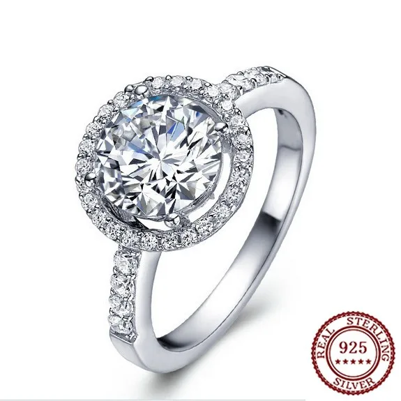 

2025 New Trend 925 Pure Silver Temperament Atmospheric Fashion Versatile Ring Set with Zircon for Women's Ring Jewelry