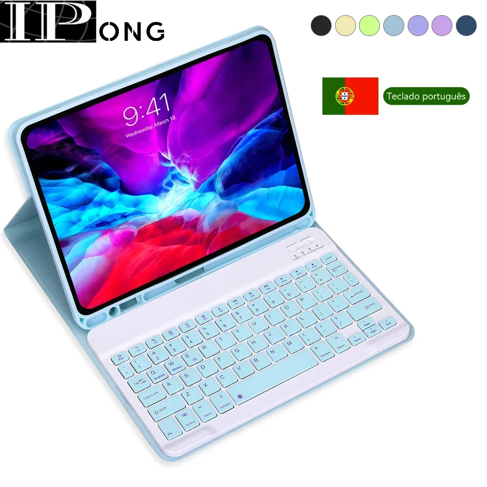 For iPad Keyboard Case For iPad Pro 11 2021 2020 Air 4 Mini 6 10.2 9/8/7th 2018 2017 5 6th Pro 11 10.5 9.7 Air 3 2 Mini 4 5 Case