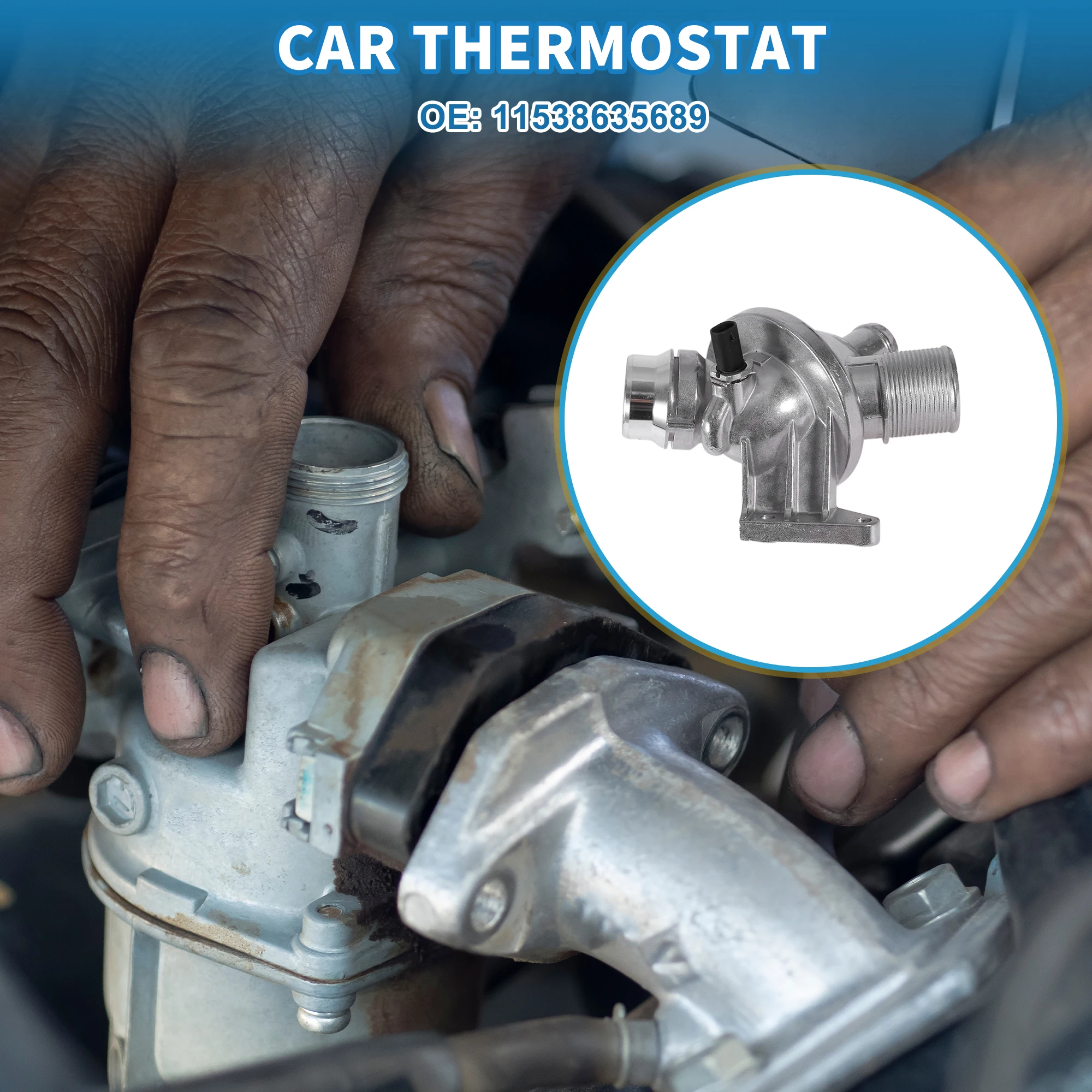 

Автомобильный термостат X Autohaux No 11538635689 для BMW X3 2007-2011, алюминиевый сплав