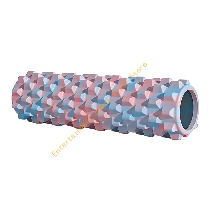 Cylindrical Massage Tool with Textured Contact for Body Rolling in Workout Routines After Running, Cycling, or Exercise 55KD