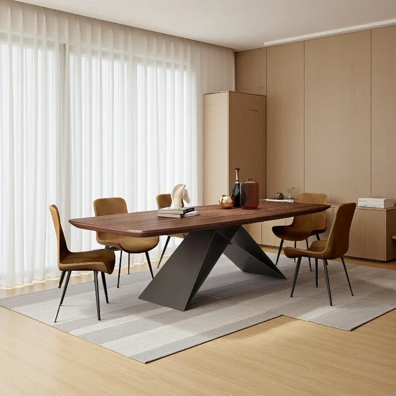 Scandinavian Dining Table Solid Wood Modern Design Dining Room Kitchen And Restaurant Use Mesa Extensible Comedor Extendable