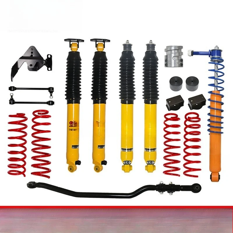 

Подходит для модификации автомобиля, внедорожный амортизатор, масляный амортизатор, регулируемый, мягкий и жесткий, приподнятый на 2 дюйма.