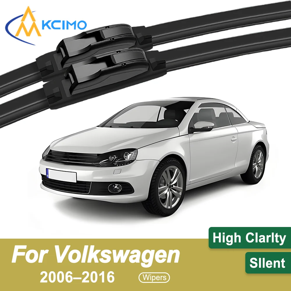 

2-Pack Superior Wiper Blades for Volkswagen Eos 2006–2016 All-Season Durable Quiet Wiping Uninterrupted Visibility