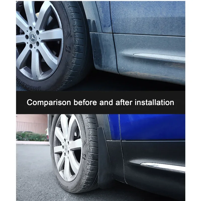 For Mercedes Benz GLA GLB X247 H247 2020 2021 2022 2023, Car Mud Flaps Splash Guards Fender Cover Tire Mount Mudguards Accessory