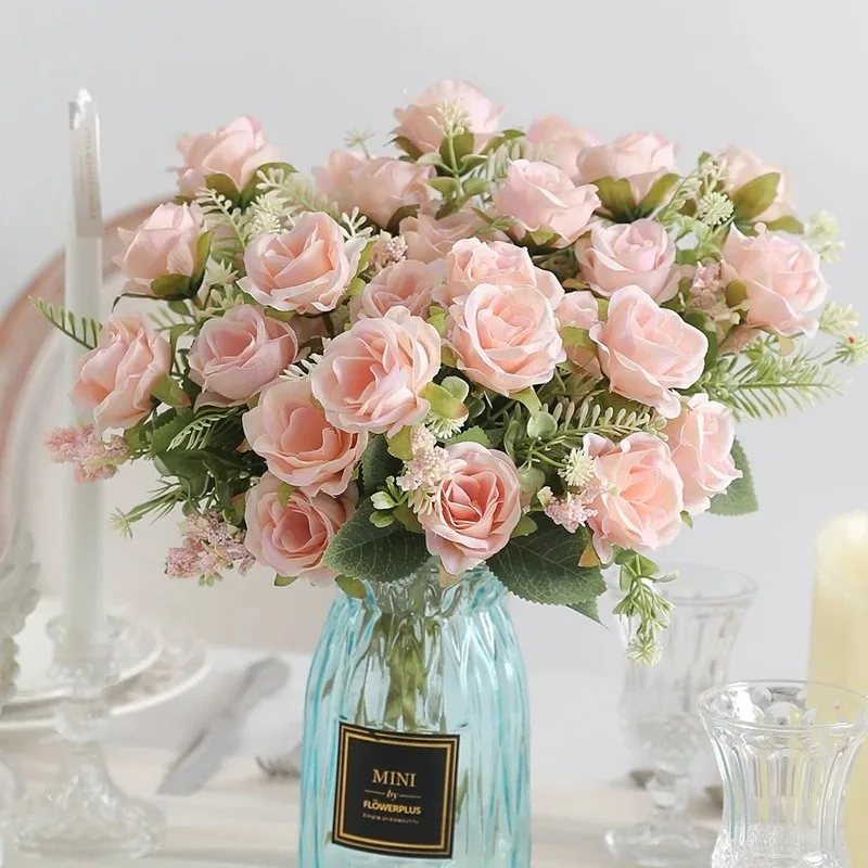 30 cm Rose Weißer Seidenstrauß Pfingstrose Künstliche Blume 5 Großer Kopf 4 Kleine Knospe Hochzeit Bräute Heimdekoration Künstliche Blume – Detail 8