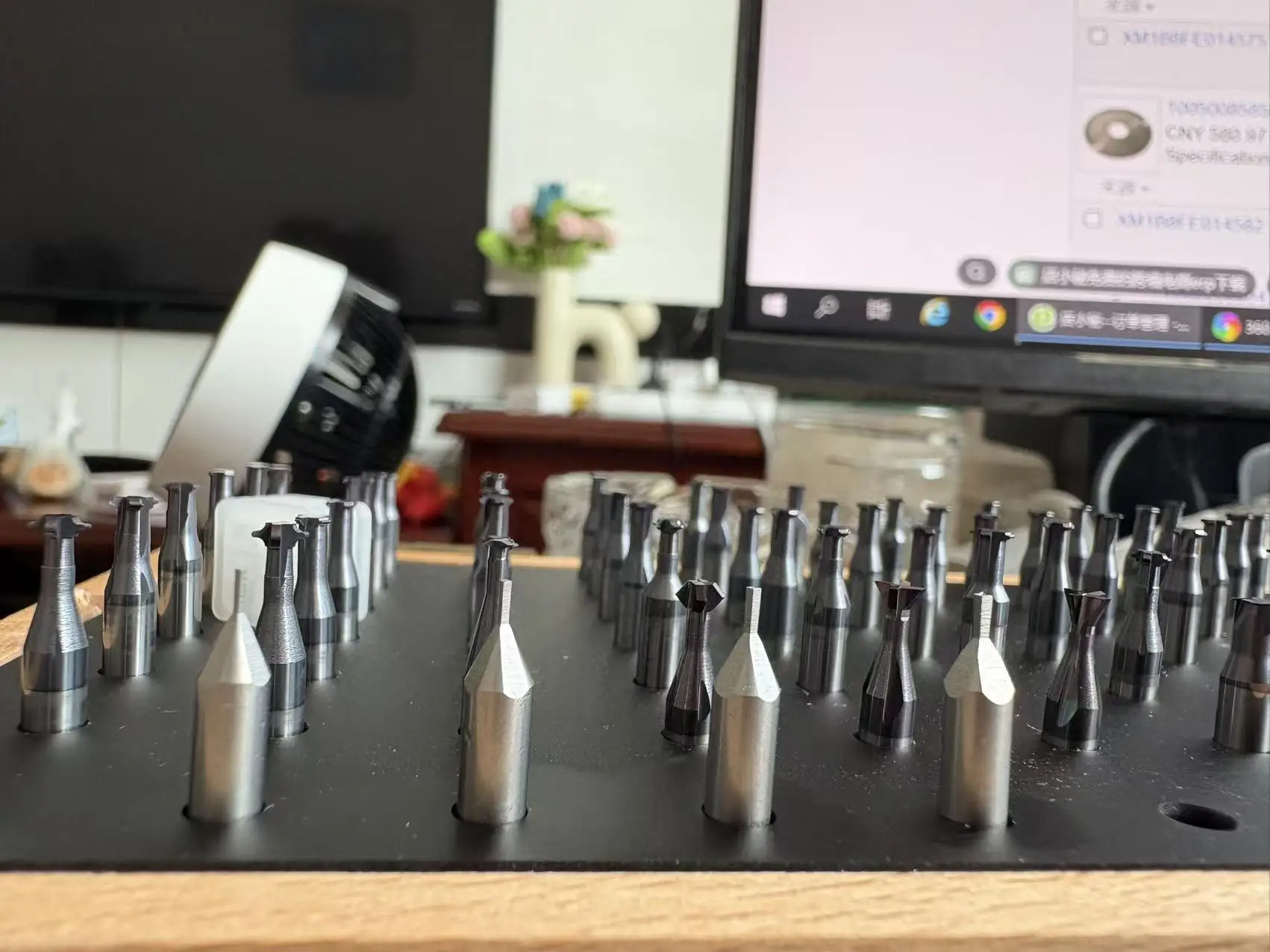 Watch Milling Cutter Tungsten Steel Gear Milling Tool 6104 Watch Lathe Vertical Wheel Clutch 0.05Module