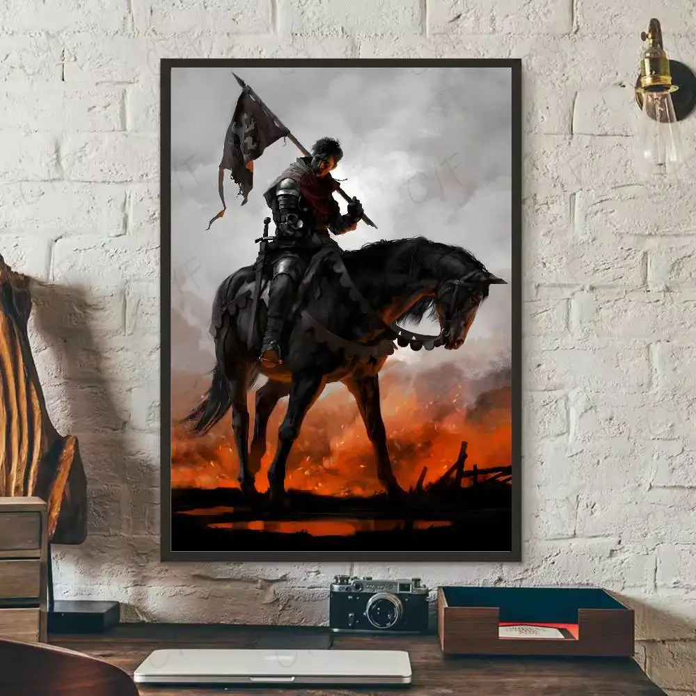 لعبة K-Kingdom Come Deliveryance 2 ملصق لاصق جدار الفن الطباعة مقاوم للماء غرفة المعيشة المنزلي غرفة نوم بار ديكور جمالي