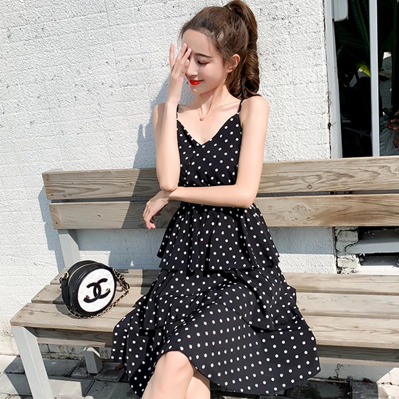 Summer Polka Dot Printed Rayon Fabric By Meters for Dress Clothes Pajamas Bedding Sewing Needlework Cloth Smooth Breathable Soft