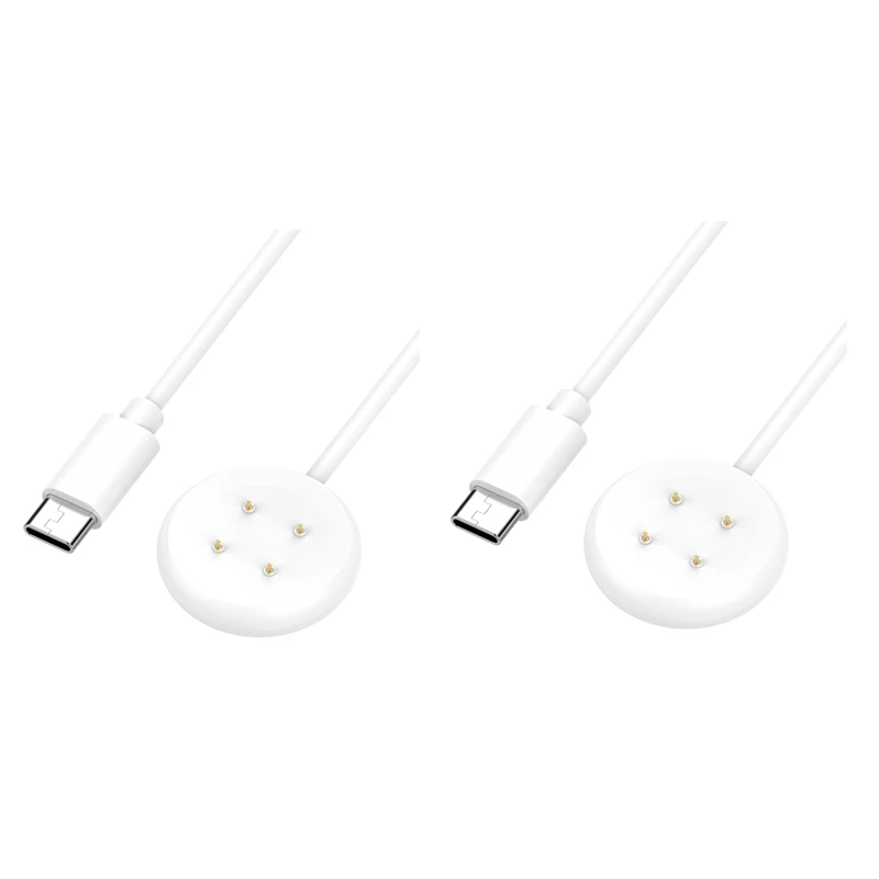 【اشتريها الآن!】2X لشاحن Google Watch 2 Google Pixel Watch2 كابل شحن مغناطيسي مريح متعدد الوظائف، أبيض أ