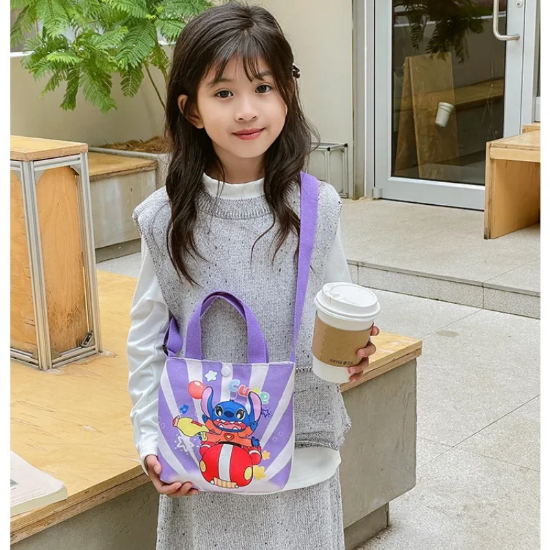 غرزة حقيبة كروسبودي حقيبة يد جديدة الكرتون لطيف التصميم الإبداعي المدرسة الابتدائية رياض الأطفال حقيبة كروسبودي المدرسة يفتح لعبة هدية