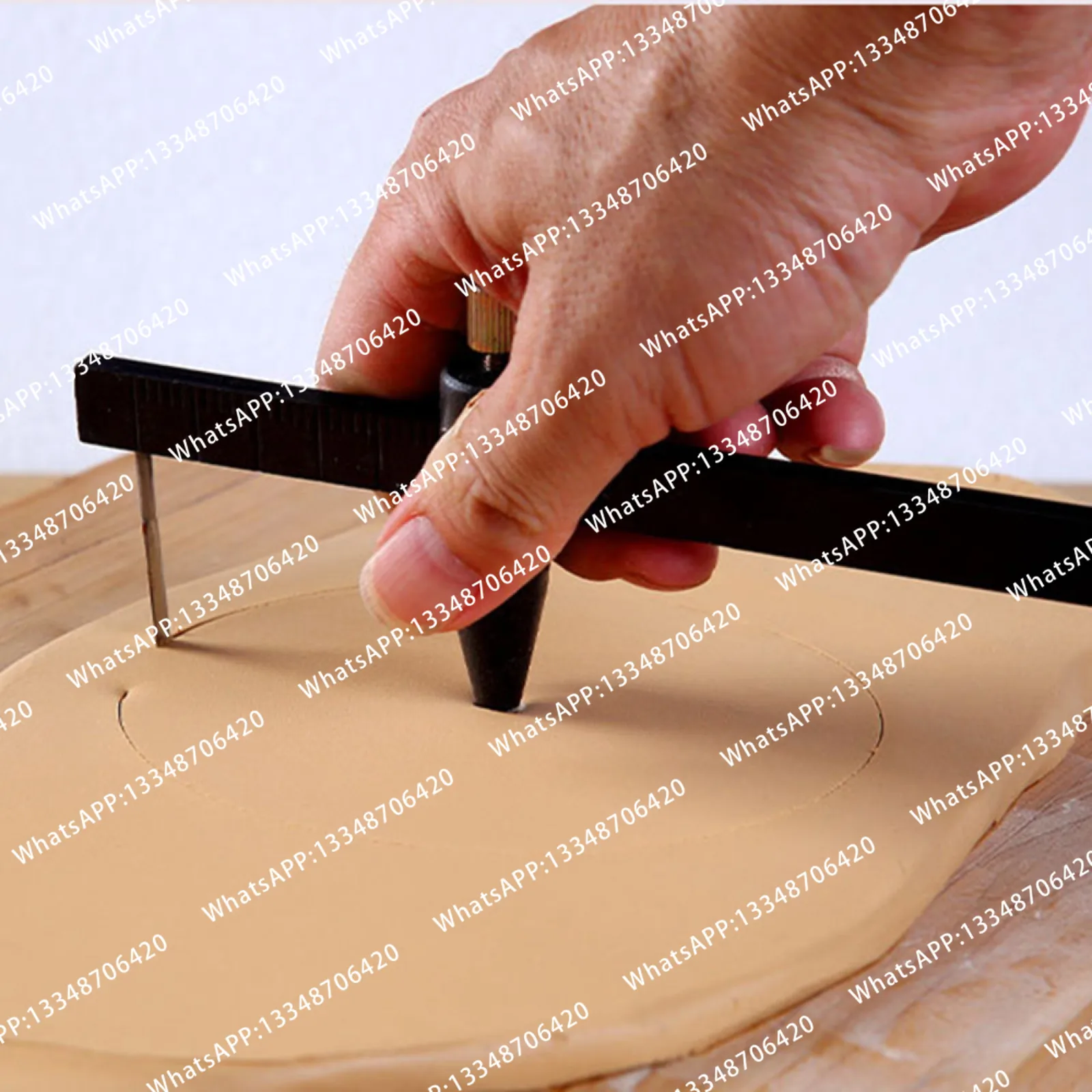 3Pcs Compass Circle Cutter Caliper Measure Ruler Tool For Clay Pottery Ceramic Cut Cutting DIY Making Craft Tools Accessories