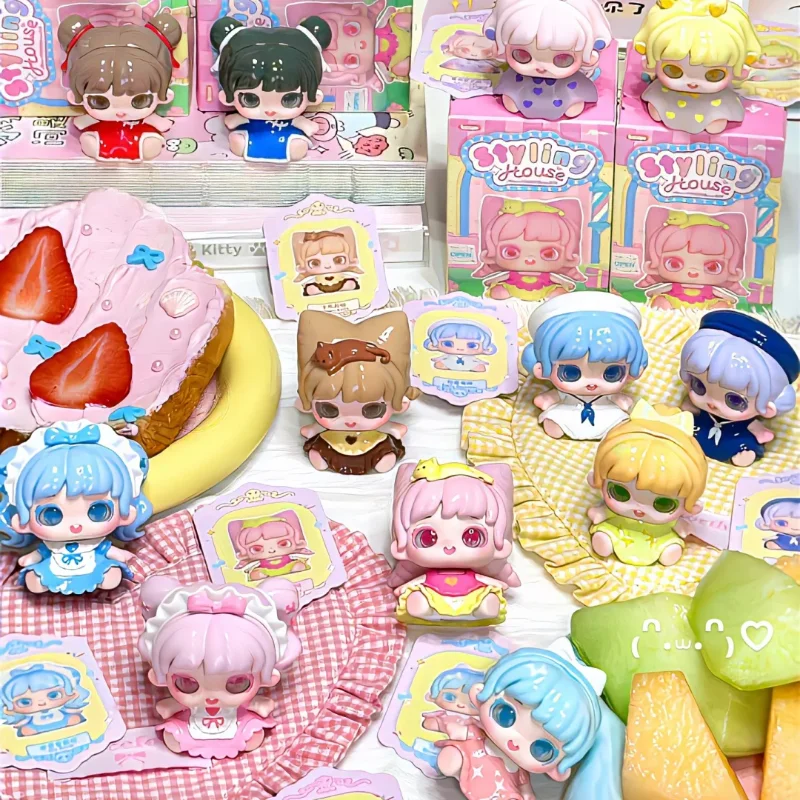 

Original Jotoys Miana Styling House Series Mini Blind Box Kawaii Cute Anime Figure Ornaments Mystery Box Girl Birthday Gift