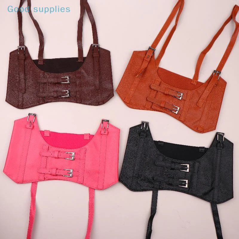 1 قطعة حزام الخصر المرأة بولي Leather الجلود مشد قابل للتعديل أحزمة واسعة فستان زي حزام Cincher حزام تقليدي خمر