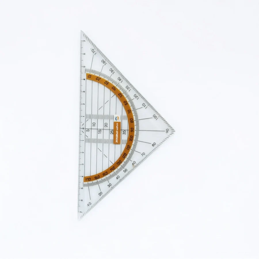 5pcs Equal Sides Triangle Ruler Set Square, 45/90 Degrees for School, Office 14cm Longest Side
