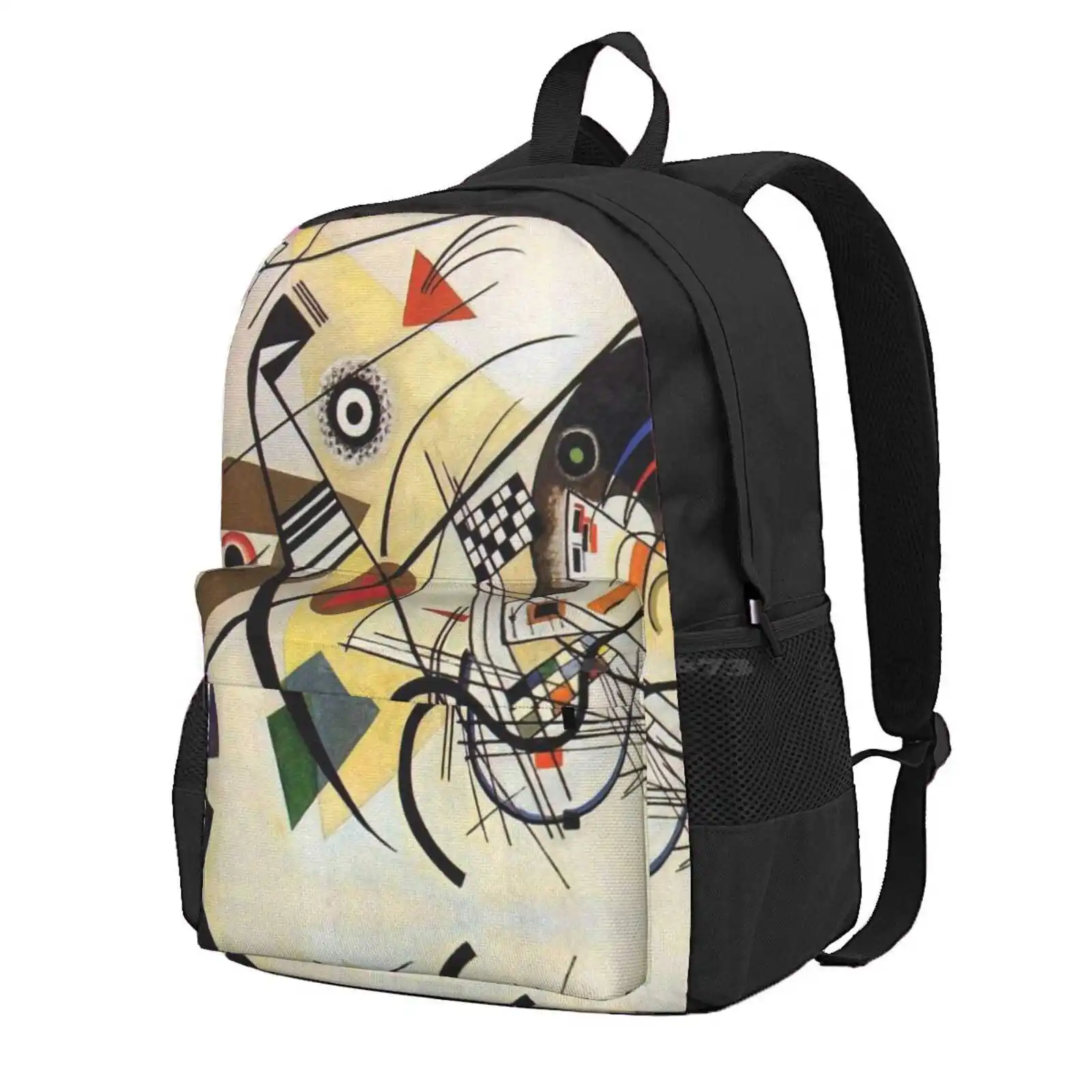 Hd “Transverse Lines” (1923) By Wassily Kandinsky Hot Sale Schoolbag Backpack Fashion Bags Expressionism Kandinsky Avant