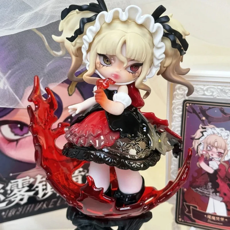 

Оригинальные фигурки Nono Sova из серии «Успокаивающие песни», коллекционные миниатюры «Туманный город», ручная работа, кавайные подарки для девочек и детей