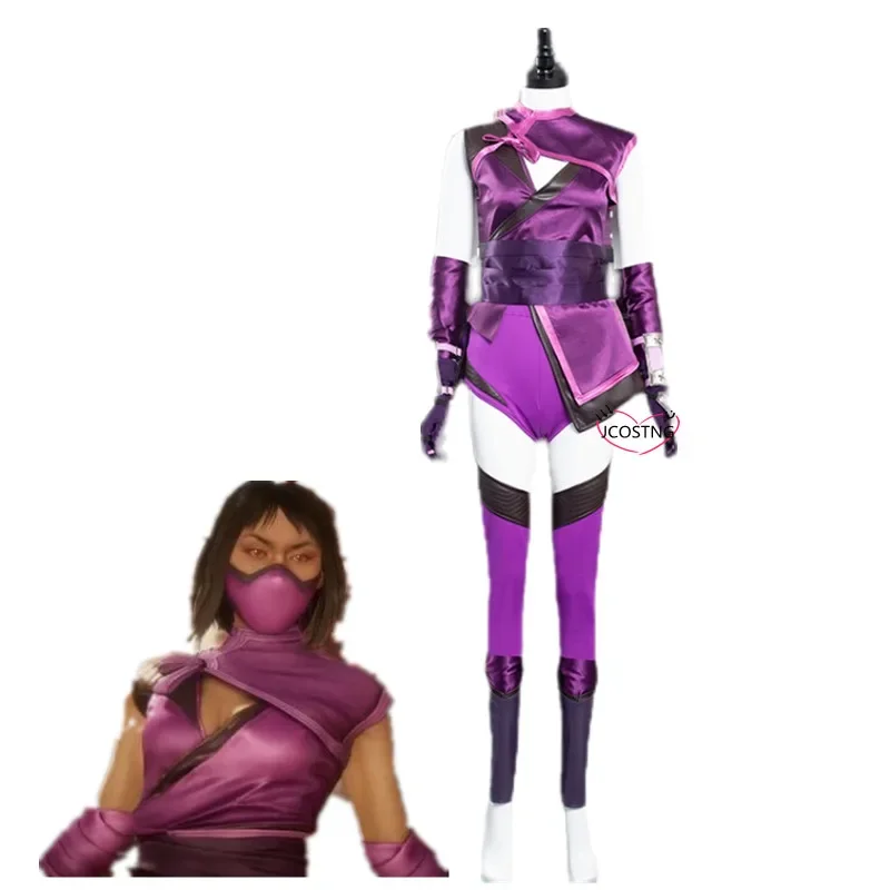 

New Arrival Mortal kombat 11-mileena cosplay traje halloween carnaval terno party dress