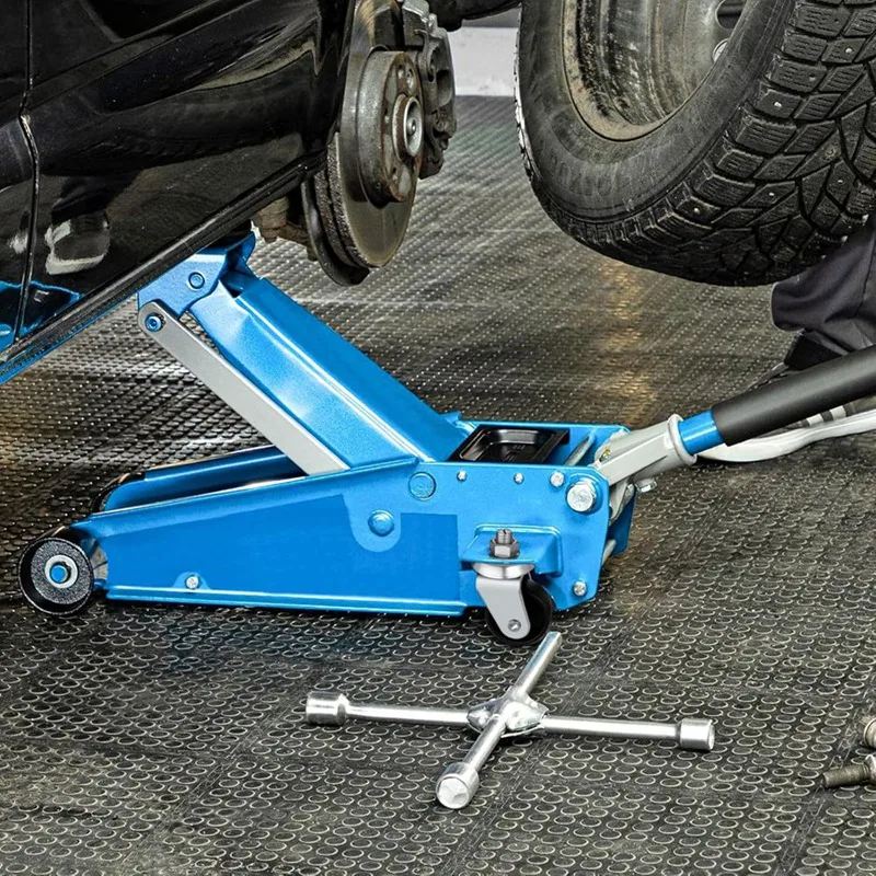 2 قطعة عجلات مقبس أرضية لرافعة أرضية 4 طن، عجلة سباق من الحديد الزهر مع جذع 16 مم، أجزاء مقابس الأرضيات-A27R #5