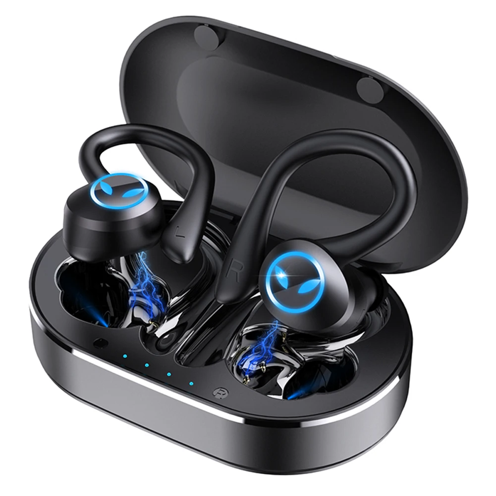 Q25 Wireless Headphone Bluetooth 5.1 Noise Cancelling Headset Waterproof Sports Earphone for iPhone Samsung Xiaomi Smart Phone