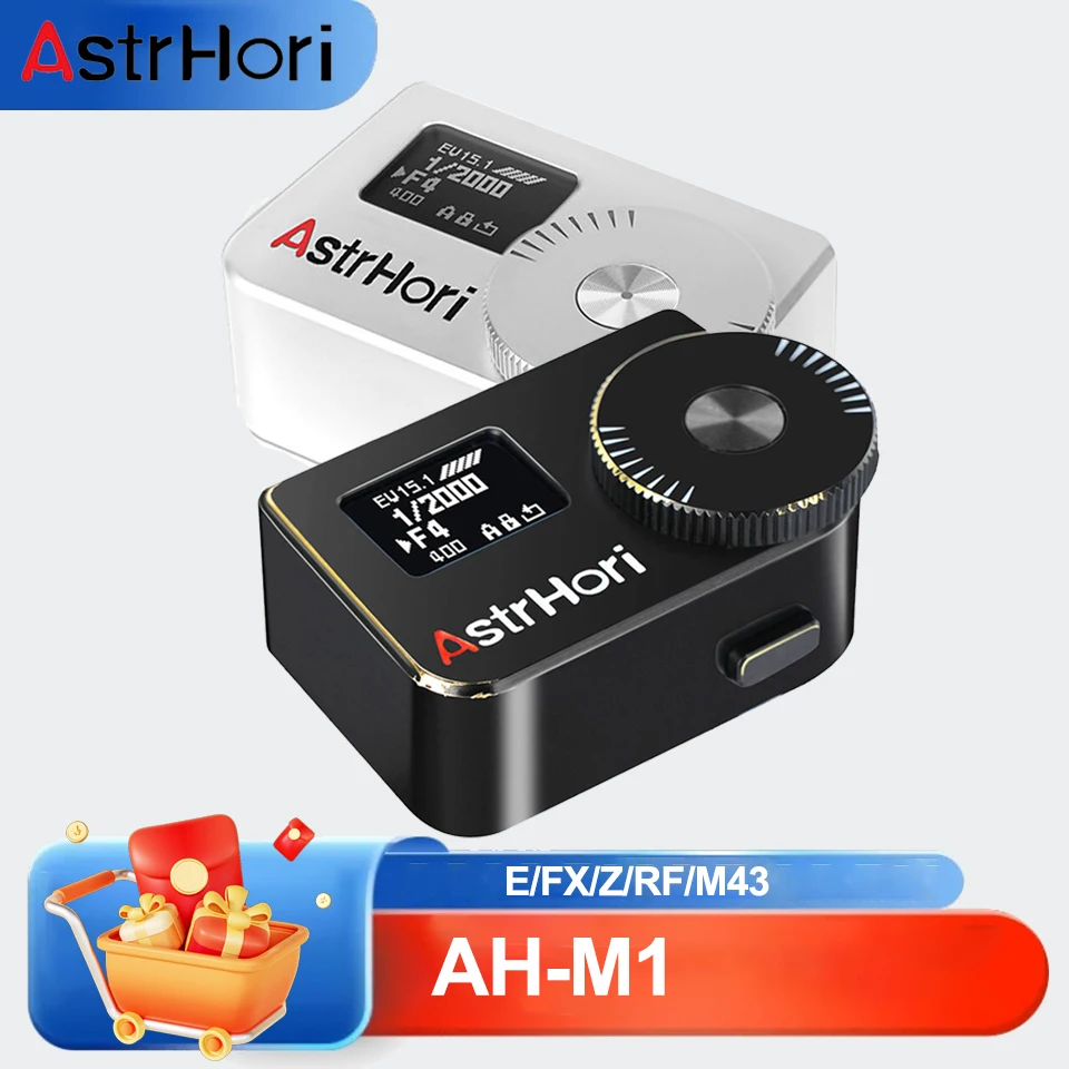 

AstrHori AH-M1 Photographic Light Meters 0.66" OLED Display Built-in 120mAh Lithium Battery ISO5-6400