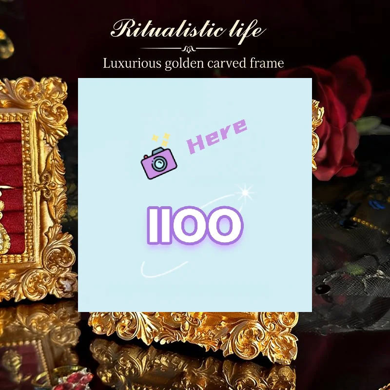 

【IIOO】Vintage Photo Frame Jewelry Display Tray Nordic Ins Style Ring Holder Earrings Showcase For Boutique Store Decoration
