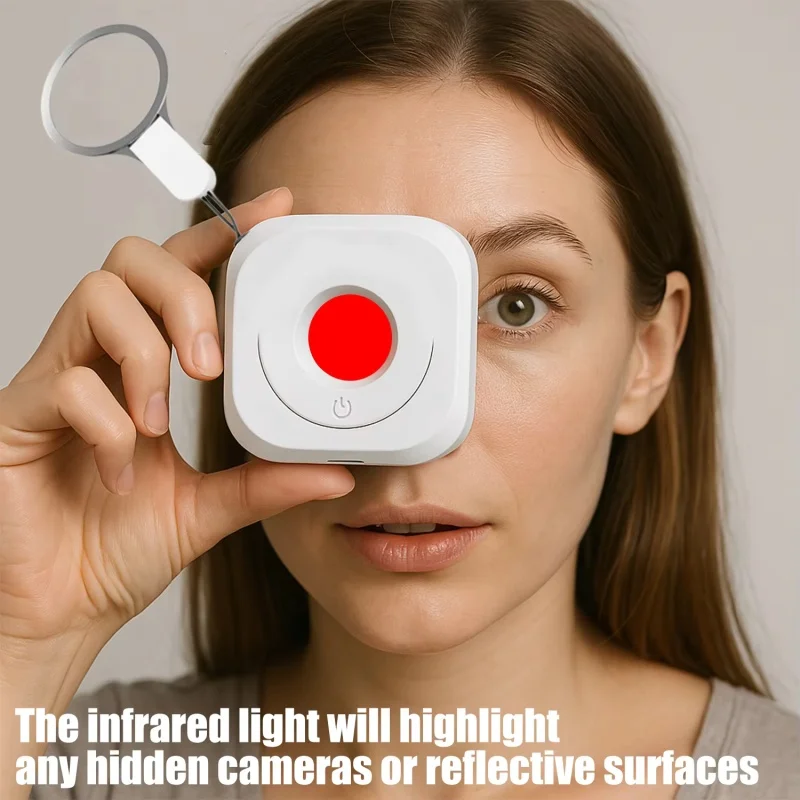 Camera Detector for Hidden Camera Portable Hidden Lens Detect Finder for Hotel Anti-Peeping Security Protection Candid Detector view 3