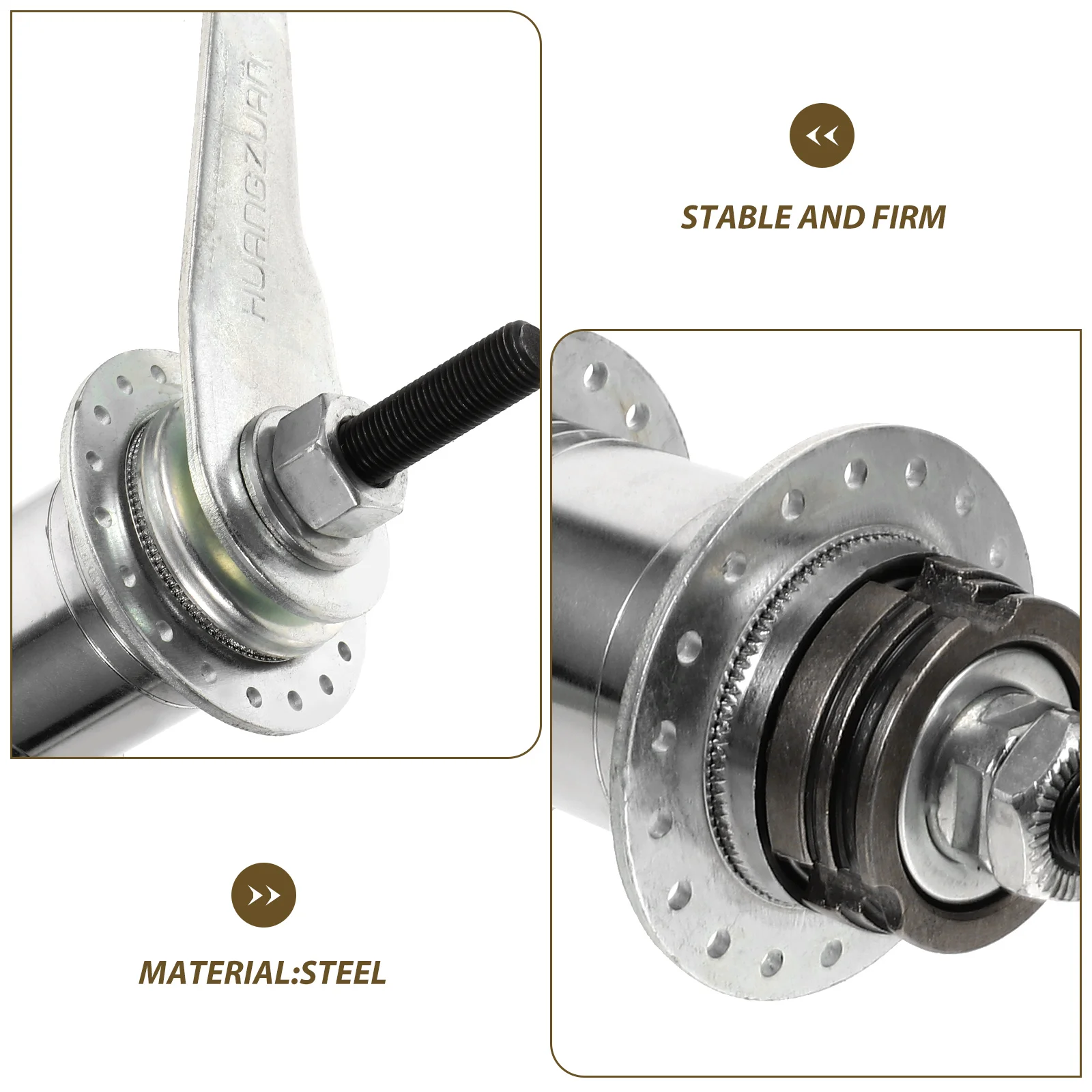 

1 Set Bicycle Back Rear Hub Replacement Bike Brake Parts Steel 36 Hole Durable Lightweight Reverse Brake For Bikes