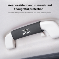 Car Interior Ceiling Handle Protective Cover For Mini Cooper One JCW Works F54 Suede Pull Gloves Accessories