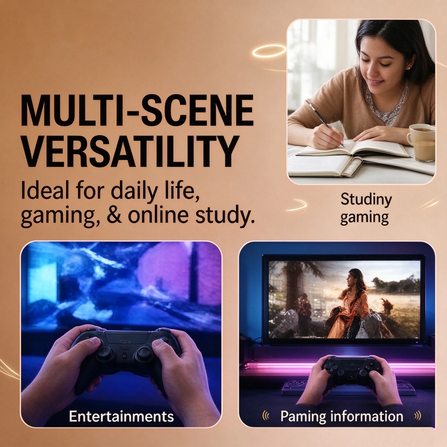 P47M Cuffie Bluetooth 5.0 con  - Cat Ear Bluetooth Headset Led recensione e prezzo