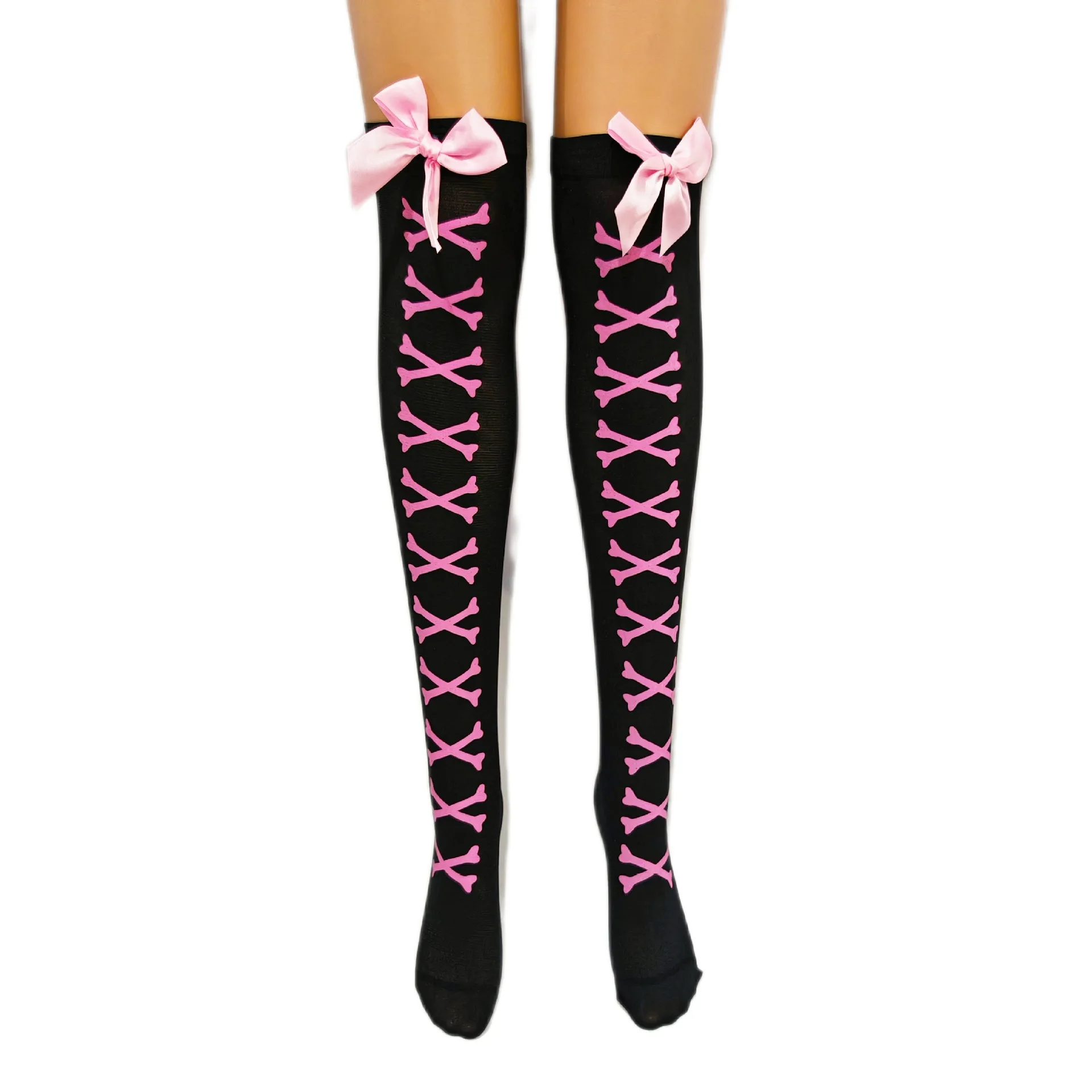 

2025 European and American Design Socks Knitted Striped Long Socks Children's Adult Knee Socks Festival Cosplay Step Socks