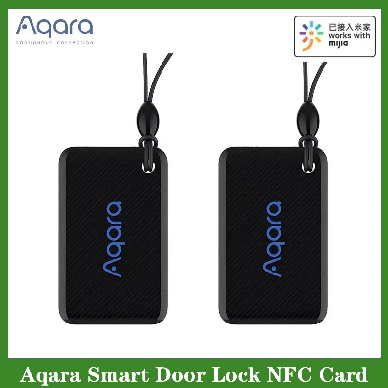 

Aqara Smart Door Lock NFC Card Support Aqara Smart Door Lock N100 P100 Series App Control EAL5+ Chip For Home Security NFC Card