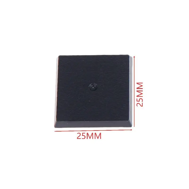 ''20Pcs new 25mm Square Wargame Miniature Base Black Plastic Bottom Model Figure Holder For Tabletop Wargaming Hobby Crafts DIY view 6