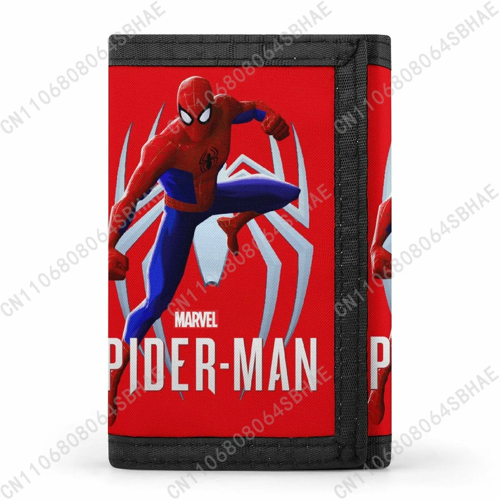 

Marvel Spider Man Tri Fold Wallet Teenage Girls Boys Slim 3 Fold Card Personalized Pattern Purse School Daily Use Cosplay