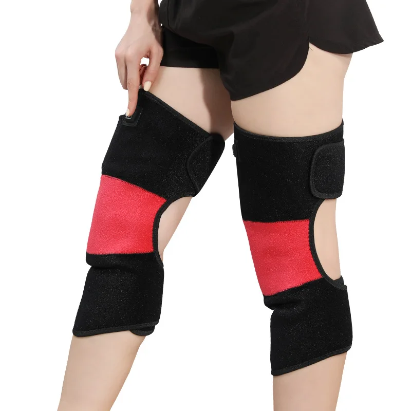 

1 Pair Home air conditioner knee pads warm elderly cold legs warm knee cover hot portable home comfortable self-heating