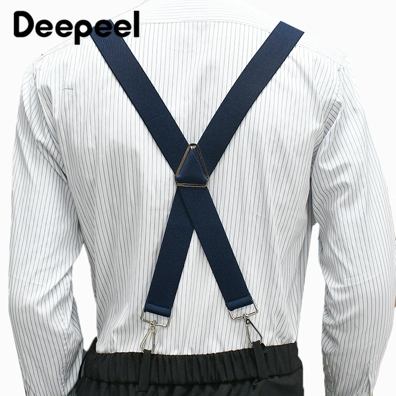 1 шт. 3,5*120 см мужские подтяжки металлические 4 зажима карабин пряжка регулируемый ремень для взрослых мужские подтяжки бандаж брюки аксессуары