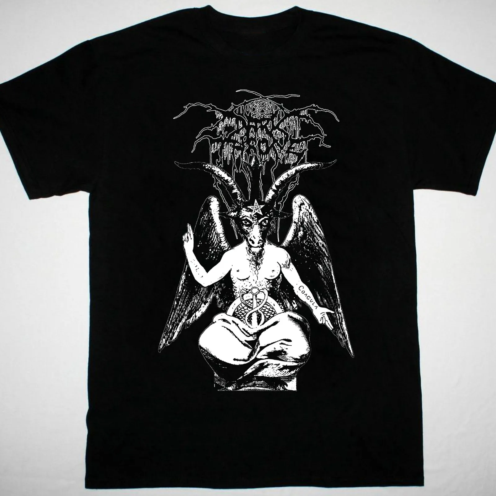 VTG-Camiseta retro Darkthrone band, de algodón, negra, S a 345Xl, 1F900