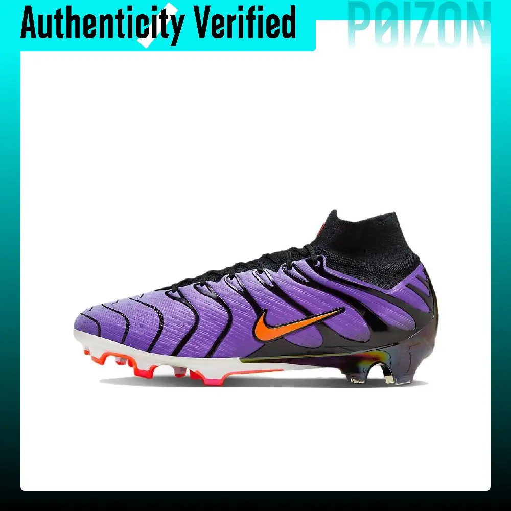 Nike Mercurial Superfly 9 Comfortable Round Toe FG Firm Ground Soccer Shoes Men's Purple FV4553-500