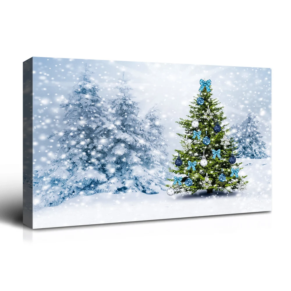 Framed Canvas Wall Art Decor Painting For Chrismas